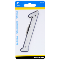 Hillman 釘取付式反射プラスティック製ナンバー シルバー「1」3個セット (841598) / 4" SLV #1 NAILON 1PC