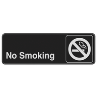 Hillman 英字プレート 禁煙 6枚セット (841752) / NO SMOKING SIGN 3"X9"