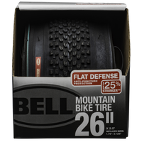 Bell Sports Flat Defense ゴム製自転車用タイヤ 26インチ (7107515) / BIKE TIRE FLAT DEFNS 26"
