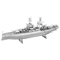 Fascinations Metal Earth USS アリゾナ（戦艦） 3Dモデルキット ( MMS097) / MODEL KIT 3D USS ARIZONA