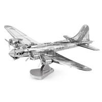 Fascinations Metal Earth B-17 フライングフォートレス（大型戦略爆撃機） 3Dモデルキット (MMS091)/ MODL3D B17 FLYNG FORTRES