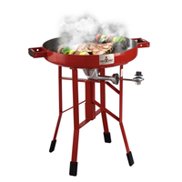 FireDisc プロパン式グリル レッド ( TCGFDM22HRR) / GRILL FIREDSC RED 24"