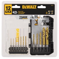 DeWalt Pilot Point  チタニウムドリルビット12点セット (DD5152) / TITANIUM DRLBIT SET 12PC