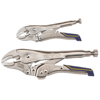 Irwin Vise-Grip カーブプライヤー2点セット (IRHT82590) / CURVED PLIERS SET 2PC