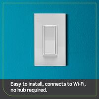 Leviton Decora WiFiスマートスイッチ (D215S-1RW) / SWITCH WIFI SMART WH 15A