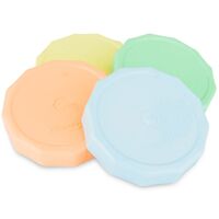 Masontops Tough Top メイソンジャー用蓋 レギュラーマウス アソートカラー 4個入 (TT4RMC) / MASON JAR LID RM BLU 4PK