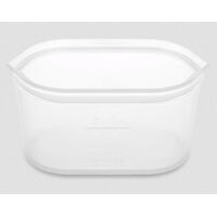 Zip Top 食品保存ディッシュ ミディアム オーバル型 フロスト ( Z-DSHM-01) / DISH MED OVAL FROST 24OZ