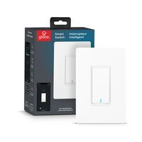 Globe Electric WiFi スマート ワイヤレスライトスイッチ ホワイト (50200) / WIRELESS LT SWTCH WH 1PK