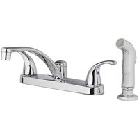 OakBrook Coastal スプレイヤー付2ハンドル式キッチン蛇口 クロムメッキ ( 810NC-F5001) / KTCH FAUCET 2H CH SDSPRY