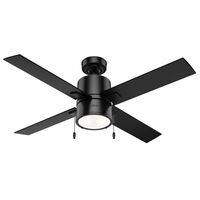 Hunter Fan Beck シーリングファン 52インチ マットブラック (54215) / CELNG FAN MAT BLK 52"