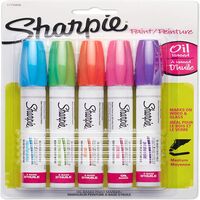 Sharpie アソーテッドペイントマーカー 5色入 ミディアム 6セット (1770459) / PAINT MARKER ASSOR 5PK