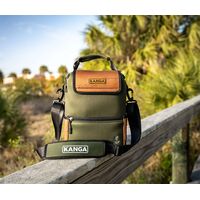 Kanga Pouch クーラー グリーン (P01-ST-WOOD) / GREEN COOLER WOODY 11"W