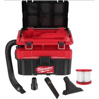 Milwaukee M18 FUEL PACKOUT コードレスショップバキューム (0970-20) / M18 FL PKOUT WET/DRY VAC