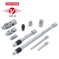 Craftsman V-Series ソケットアクセサリー10点セット (CMMT17799V) / SOCKET ACCESSRY SET 10PC