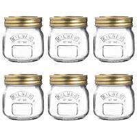 Kilner キャニングジャー 6個入 ( 0025.040U) / CANNG JAR GLSS 8.5OZ 6PK