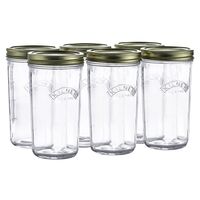 Kilner キャニングジャー ワイドマウス 6個入 (0025.041U) / CANNIG JAR WIDE 17OZ 6PK