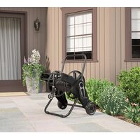 Suncast Hybrid Hosmobile 自立式ポータブルホースリール (CPLMR212) / HOSE CART HYBRD BLK 225'