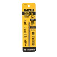 Dewalt カーバイド石材用ドリルビット (DW5222) / BIT DRILL PERCUSN 3/16X3