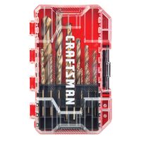 Craftsman ゴールドオキシード製ドリルビット14点セット (CMAM2214) / CM DRLBIT SET GLDOX 14PC