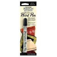 Rust-Oleum American Accents ペイントペン サテンブラック 6本セット (215123) / PAINT PEN STAIN BLACK