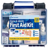 First Aid Only Home & Jobsite 25人用救急130点キット (91299) / FRST AID KIT 25PER 130PC