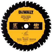 DeWalt 丸鋸用カーバイドチップソーブレード (DWA11240) / CIRCLR SAW BLDE 12" 1PK