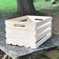 Demis Products 木製収納ボックス ３個セット (1070248403) / STORAGE BOX WOOD 9.56"