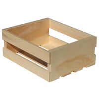 Demis Products 木製収納ボックス 4個セット (1070248504) / STORAGE BOX WOOD 4.75"