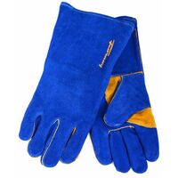 Forney 革製溶接用グローブ ブルー XLサイズ (53423) / WLDIG GLOVES LTHR BLU XL