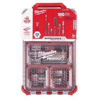 Milwaukee Shockwave インパクトドライバービット100点セット (48-32-4082) / IMPACT DRVR BIT SET100PC