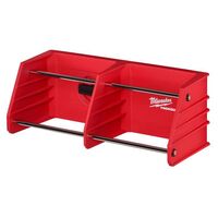 Milwaukee Packout Shop Storage ツールラック (48-22-8340) / TOOL RACK BK/RD 3.5"H