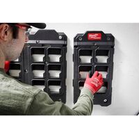 Milwaukee Packout Shop Storage 壁取付プレート Lサイズ  (48-22-8487) / WALL MOUNT RACK LRG 20"H