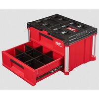 Milwaukee Packout 引き出し仕切り (48-22-8472) / 2-DRAWER DIVIDRS BLK 5"H