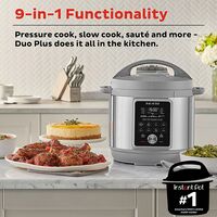 Instant Pot Duo Plus デジタル式圧力調理器 (112-0169-01) / PRES CKR DUO BLK/SLV6QT