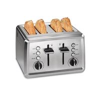 Hamilton Beach 4スロット式トースター (24798) / TOASTER 1550W SLV 4SLT