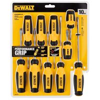 DeWalt スクリュードライバー10点セット (DWHT65201) / SCREWDRV SET FX BAR 10PC