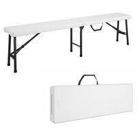 Cosco 折り畳みベンチ ホワイト (14-419-WSP2) / FOLDING BENCH WHITE 72"