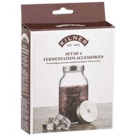 Kilner レギュラーマウス用発酵アクセサリー 4点セット (0025.038) / FERMENTING ACCESSRES 4PC