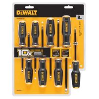 DeWalt ToughSeries 解体用スクリュードライバー8点セット (DWHT65102) / DEMO SCRWDRIVER SET 8PC