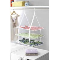 Whitmor 衣類乾燥ラック (6506-9367-WHT) / CLOTHES DRYING RACK STL