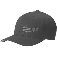 Milwaukee 帽子 男性用 ブラック S/Mサイズ (504B-SM) /HAT FITTED MEN BLK S/M