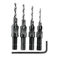 Vermont American　スクリューパイロット4本セット (16615) / WOOD SCREW PILOT SET 4PC