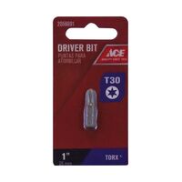 ACE T30 トルクススクリュードライバービット (307921) / BIT INSERT #30 TORX ACE