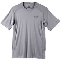 Milwaukee Workskin 軽量半袖Tシャツ グレー XXLサイズ (414G-2X) / TEE SHRT LTWT SS GRY XXL