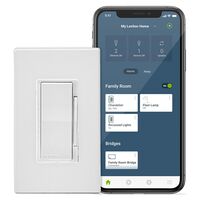 Leviton Decora ディマースイッチ ホワイト (DN6HD-1RW) / DIMMER SWITCH WHT 15A