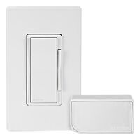 Leviton Decora WiFi Smart リモコン付ディマースイッチ＆スマートブリッジ ホワイト (DNKIT-1RW) /DMRSWTCH ND BRDG SMT WHT