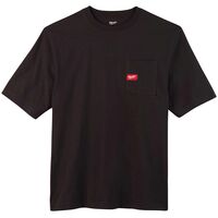 Milwaukee 半袖ポケットTシャツ ブラック Mサイズ (601B-M) /  TEE SHIRT PCKT BLACK M