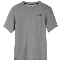 Milwaukee 半袖ワークTシャツ グレー Lサイズ (603G-L) / TEE SHIRT WORK GRY SS L