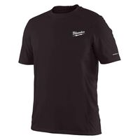 Milwaukee Workskin 軽量半袖Tシャツ ブラック Mサイズ (414B-M) /TEE SHRT LTWT SS BLK M