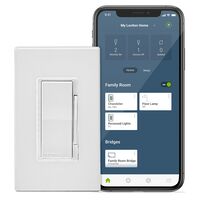 Leviton Decora WiFi-Smart 調光スイッチ ホワイト (DN6HD-1RW) / DIMMER SWITCH WHT 15A